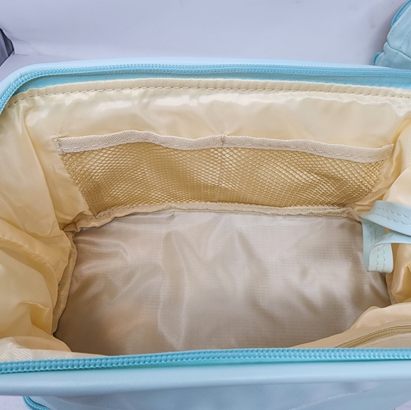 Makeup Case New 3 in One Aqua Waterproof Zipper Bag Brush Travel Bag - Picture 10 of 10